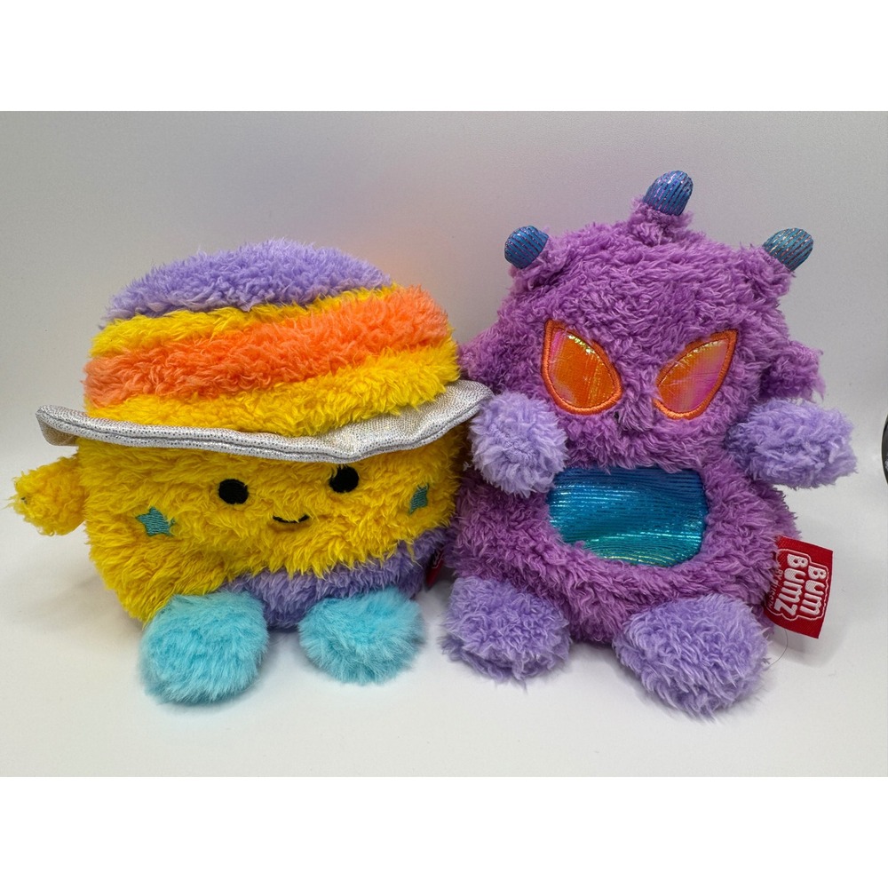 BumBumz Out of This World Plush Set Sol the Sun & Arlo the Alien 4.5 Inch